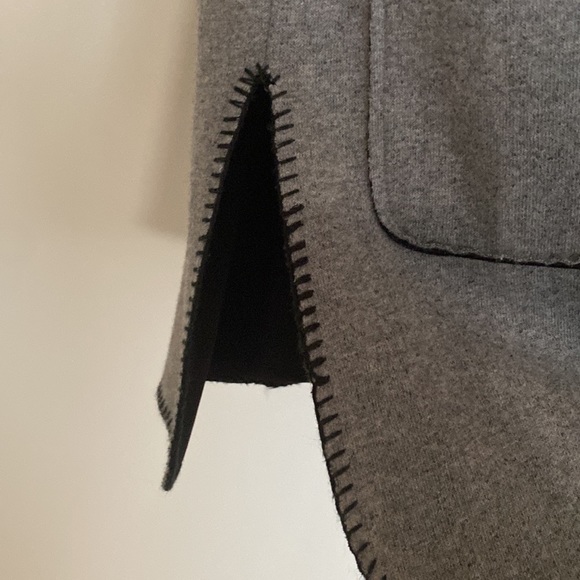 Grey Sweatshirt Cardigan Jacket - Picture 6 of 8